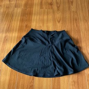 Aerie Offline Black Tennis Skirt, Size Large